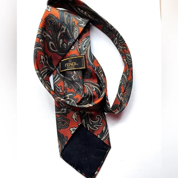 Fendi Men's Silk Tie - Italy